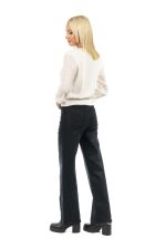 Γυναικεία Μπλούζα με Πέρλες Λευκό - Image 4