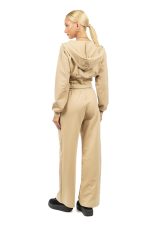 Γυναικείο Σετ Φόρμας με Στρασάκια Μπέζ - Image 4