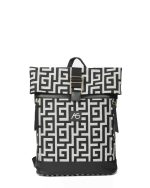 Ασπρόμαυρη Τσάντα Πλάτης Φάκελος