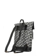 Ασπρόμαυρη Τσάντα Πλάτης Φάκελος - Image 2