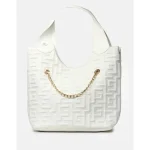 Άσπρη τσάντα ώμου Manus