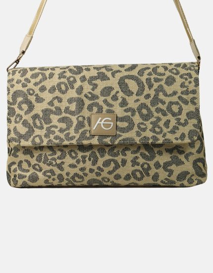 Χειροποίητη Τσάντα Ώμου Μπεζ