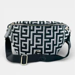 Ασπρόμαυρη Τσάντα Χιαστί - Image 2