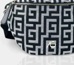 Ασπρόμαυρη Τσάντα Χιαστί - Image 3