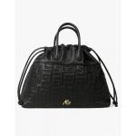 Χειροποίητη τσάντα χειρός μαύρη Faris