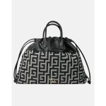 Χειροποίητη τσάντα χειρός ασπρόμαυρη Faris