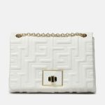 Άσπρη τσάντα χιαστί Capra (Μεσαία)