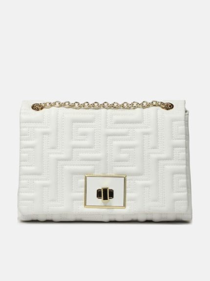 Άσπρη τσάντα χιαστί Capra (Μεσαία)