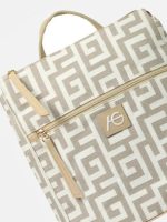 Μπεζ Τσάντα Πλάτης - Image 3