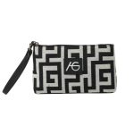 Ασπρόμαυρο τσαντάκι χειρός Perialla