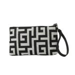 Ασπρόμαυρο τσαντάκι χειρός Perialla - Image 2