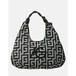 Xειροποίητη τσάντα χειρός ασπρόμαυρη Altney