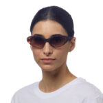 Γυαλιά Ηλίου Lina Small Cat Eye Havana - Image 5