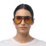 Γυαλιά Ηλίου Alessio Unisex Μαύρο - Κίτρινο - Image 7