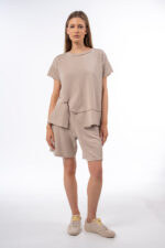 Μπλούζα φούτερ με Ασύμμετρο Κόψιμο Πούρο - Image 6