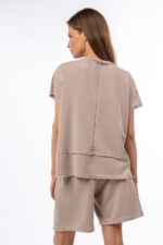 Μπλούζα φούτερ με Ασύμμετρο Κόψιμο Πούρο - Image 3