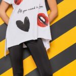 Μπλούζα κοντομάνικη XOXO Λευκή