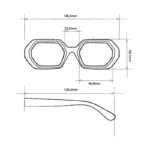 Γυαλιά Ηλίου Andrea Unisex Black - Image 10